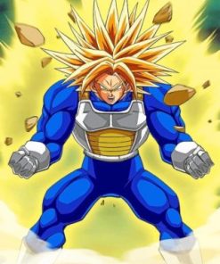 Super Saiyan Trunks Dbz Paint by numbers