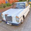 white mercedes benz w114 paint by numbers