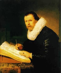 A Scholar Rembrandt paint by numbers