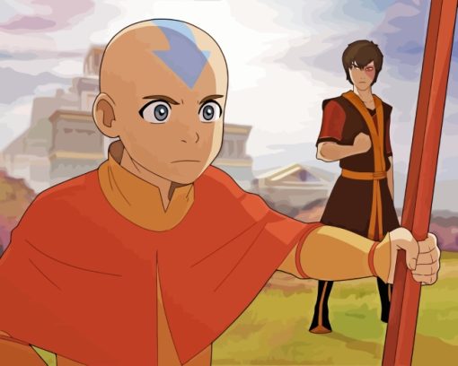 Avatar The Last Airbender Anime paint by numbers