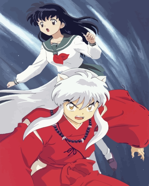 Anime Inuyasha paint by numbers