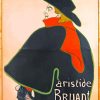 Aristide Bruant by Lautrec paint by numbers