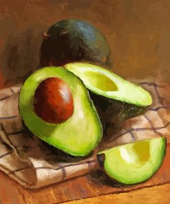 Avocado Still Life By Paul Cezanne paint by numbers