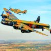 Avro Lancaster Heavy Bomber paint by numbers