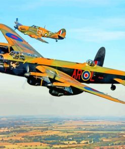 Avro Lancaster Heavy Bomber paint by numbers