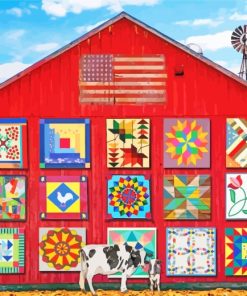 Barn Quilt paint by numbers