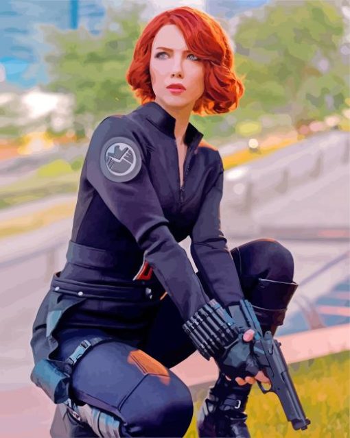 Black-Widow-paint-by-numbers