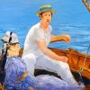Boating By Manet paint by numbers
