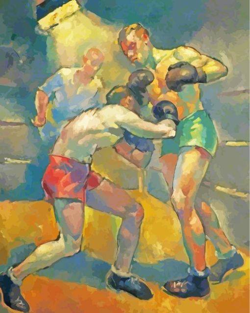 Boxers Art paint by numbers