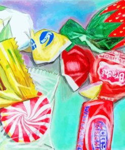 Candies Still Life paint by numbers