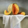 Cantaloupe Fruit Still Life paint by numbers