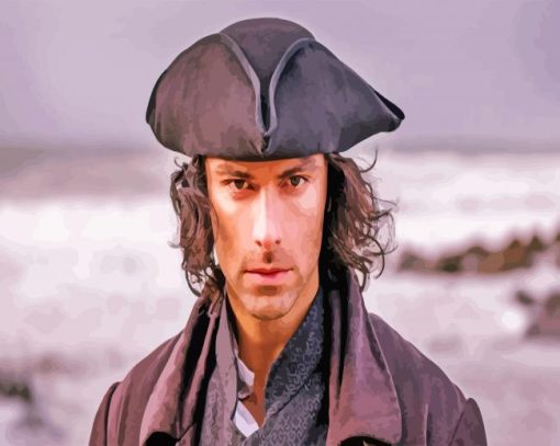 Captain Ross Poldark paint by numbers