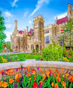 Toronto Casa Loma Art paint by numbers