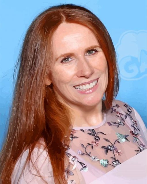 Catherine Tate Actress paint by numbers