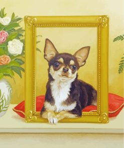 Chihuahua Dog Art paint by numbers