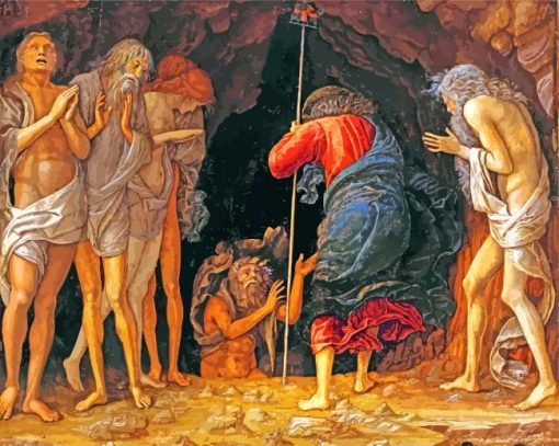 Mantegna Descent Of Christ Into Limbo paint by numbers