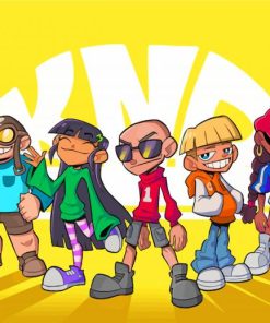 Codename Kids Next Door Animation paint by numbers