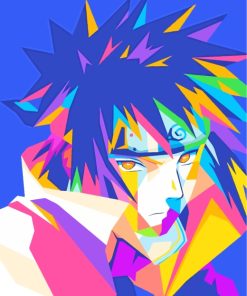 Colorful Minato paint by numbers