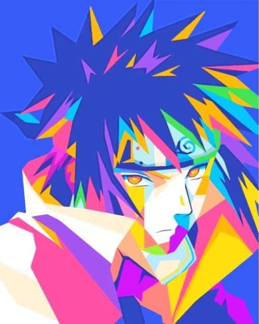 Colorful Minato paint by numbers