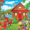 Cottage Garden paint by numbers
