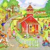 Country Schoolhouse paint by numbers