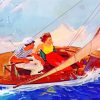 Couple Sailing paint by numbers