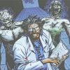 Creepy Doctor And Zombies paint by numbers