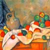 Curtain Jug And Fruit By Paul Cezanne paint by numbers