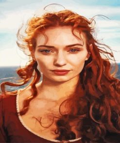 Demelza Poldark paint by numbers