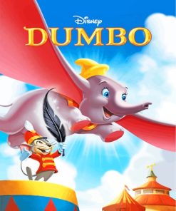 Disney Dumbo Animation paint by numbers