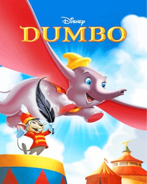 Disney Dumbo Animation paint by numbers