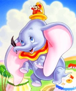 Disney Dumbo paint by numbers