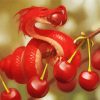 Dragon Eating Cherries paint by numbers