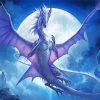 Dragon Moonlight paint by numbers