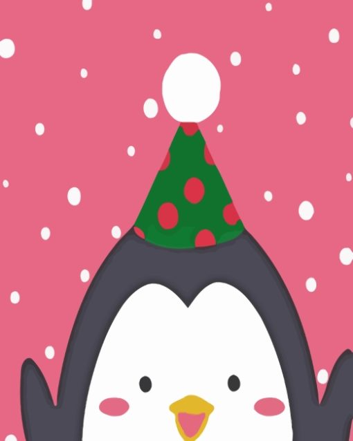 Cute Little Penguin paint by numbers