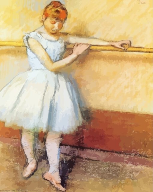 Edgar Degas Dancer In The Barre paint by numbers