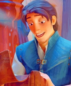 Flynn Rider Disney Anime paint by numbers
