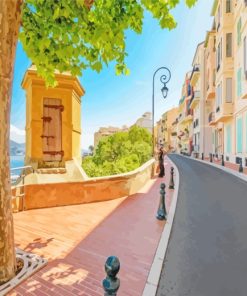 Europe Monaco paint by numbers