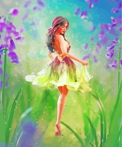 Fairytale Girl paint by numbers