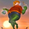 Fat Aquaman Character paint by numbers