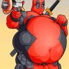 Fat Deadpool paint by numbers