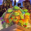 Fat Ninja Turtles paint by numbers