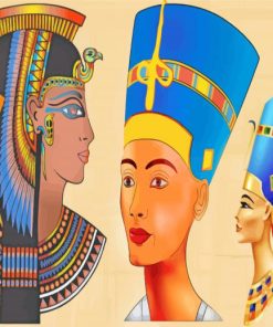 Female Pharaoh Ancient Egypt paint by numbers
