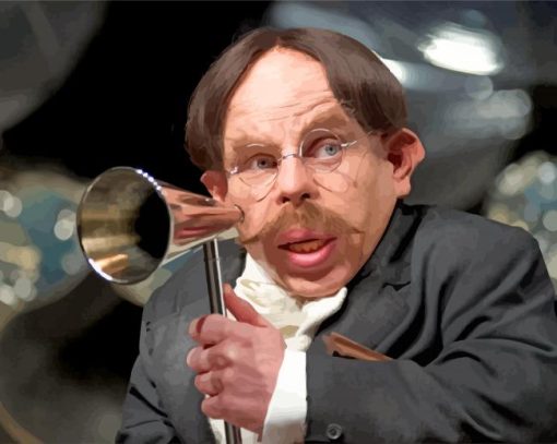 Flitwick Harry Potter Movie paint by numbers