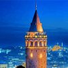 Galata-Tower-Istanbul-Turkey-paint-by-numbers