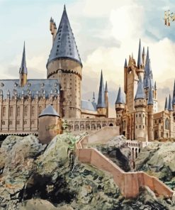 Harry Potter Hogwarts Castle paint by numbers
