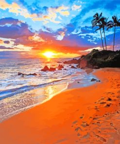 Hawaii Maui At Sunset paint by numbers