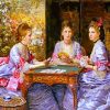 Hearts Are Trumps By Millais paint by numbers