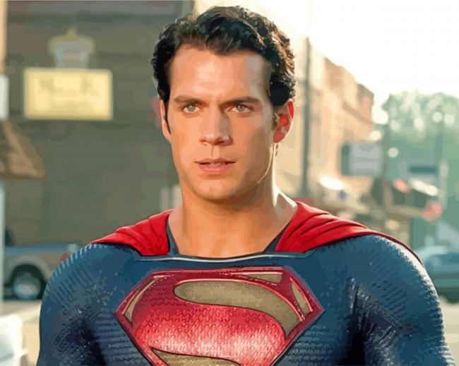 Henry-Cavill-Superman-movie-paint-by-number