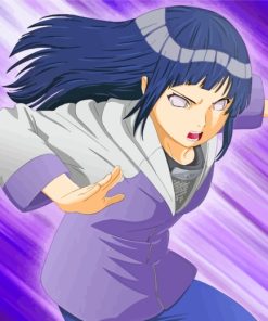 Hinata Naruto Anime paint by numbers